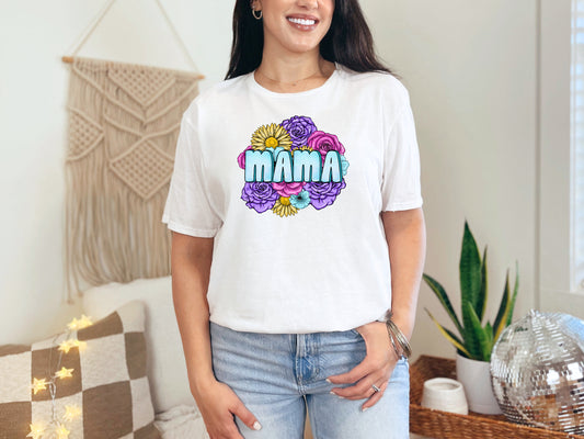 MAMA-BRIGHT FLORAL (GRAPHIC TEE) 05SS