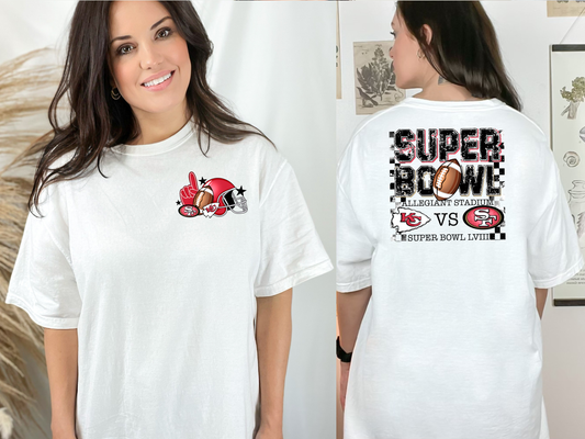 SUPERBOWL CHIEFS 49ERS (GRAPHIC TEE) 2389