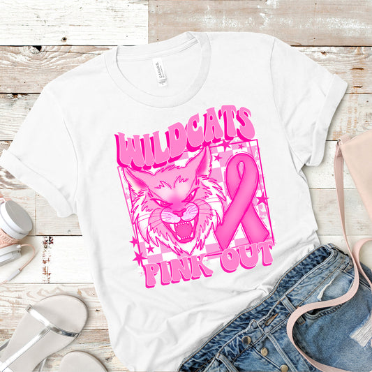 WILDCATS-PINK OUT Graphic Tee 3502