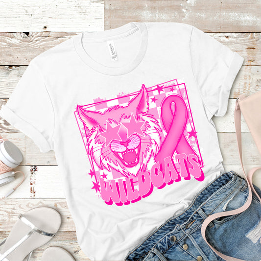WILDCATS STAR EYES-PINK Graphic Tee 3504