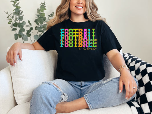 FOOTBALL VIBES-FAUX CHENILLE (GRAPHIC TEE) 51SS