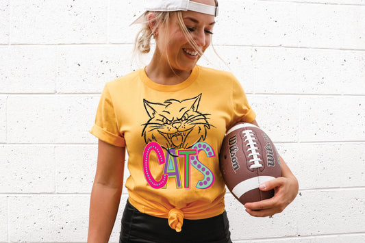 Cats Bright Letters-Outline 73SC