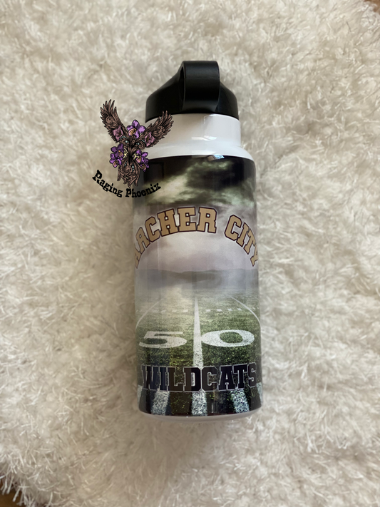 Archer City Wildcats Field Water Bottle