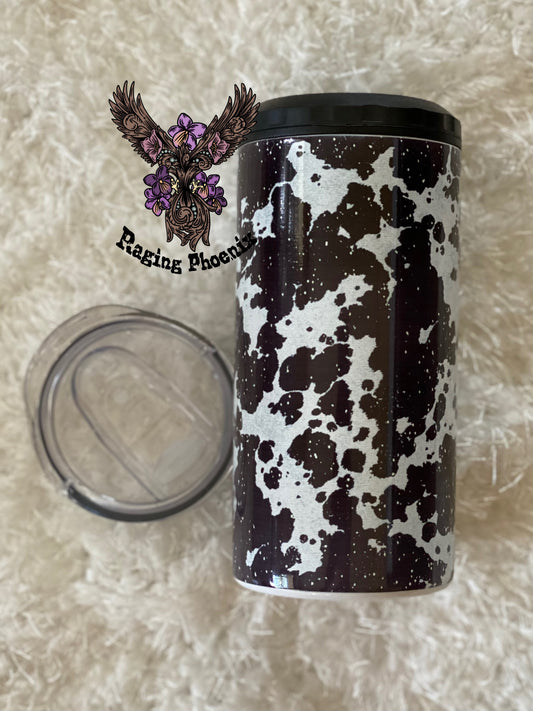 Cow Pattern 4 in 1 Can Cooler